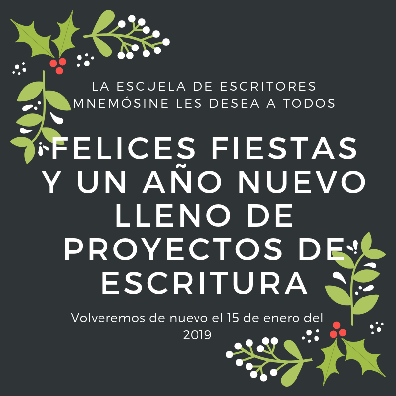 La escuela de escritores mnemósine les desea a todos